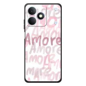 Чохол з розовим принтом для RealMe Note 80 (Аморе любов)