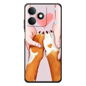 Чехлы с собаками для RealMe Note 80 (VPrint) (Любовь к собакам)