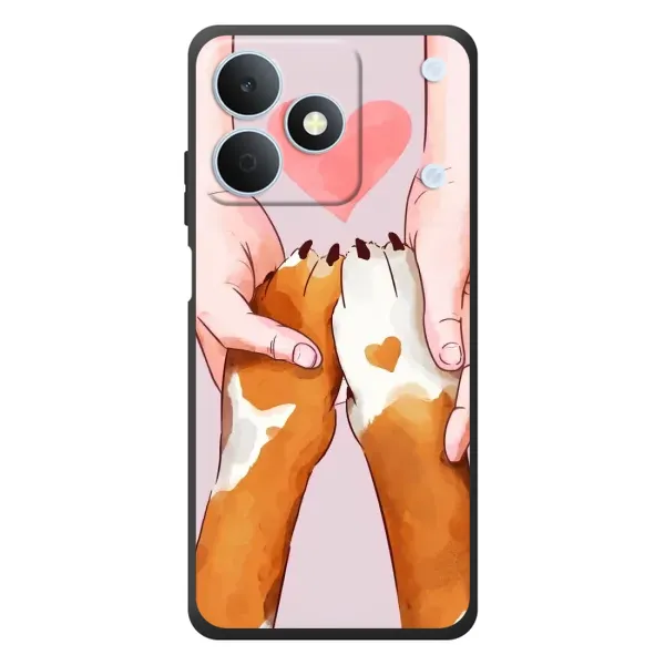 Чехол с принтом «Любовь к собакам» для Realme Note 80