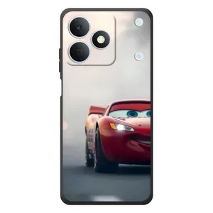 Силиконовый чехол Маквин для RealMe Note 80 (Скоростной Маквин)