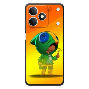 Чехол для RealMe Note 80 Бравл Старс (VPrint) (Мальчик Леон)