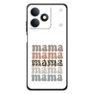 Чехлы для мамы на RealMe Note 80 (Текстовый коллаж мама)