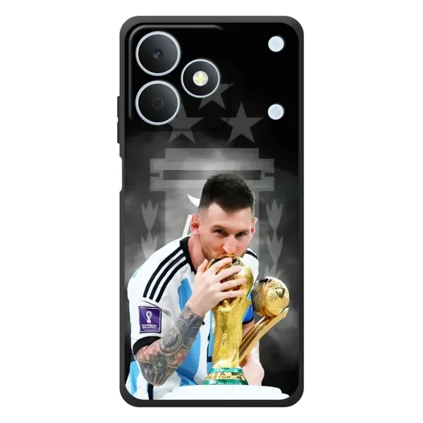 Чохол з принтом «Мессі Чемпіон» для Realme Note 80
