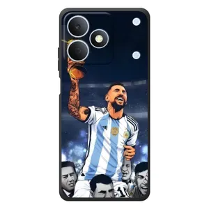Чохли для RealMe Note 80 (Leo чемпіон) (AlphaPrint) (Мессі з кубком)