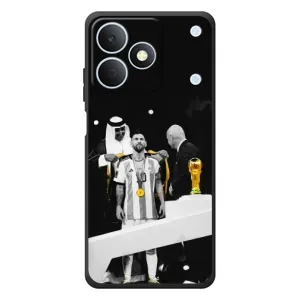 Чохли для RealMe Note 80 (Leo чемпіон) (AlphaPrint) (Мессі коронований)