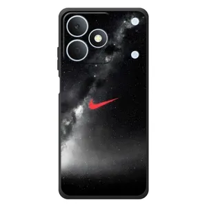 Чехол для RealMe Note 80 - с принтом Найк (AlphaPrint) (Найк красный)