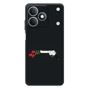 Чехлы (ART) Цветы на RealMe Note 80 (VPrint) (Неожиданные цветы)