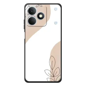 Силконовий чохол з принтом в квітах на RealMe Note 80