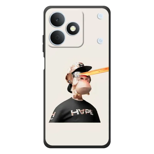 Чехол с принтом «обезьяна NFT в очках» для Realme Note 80