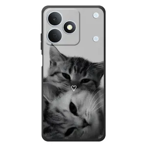 Чохол з малюнком кіт на RealMe Note 80 (Пара котів)