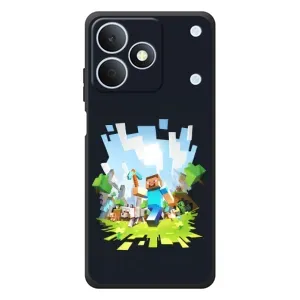 Чохол Майнкрафт на RealMe Note 80 (AlphaPrint) Minecraft (персонажі Minecraft)