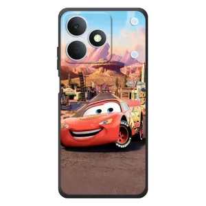 Силиконовый чехол Маквин для RealMe Note 80 (Радиаторный Спрингс Маквин)