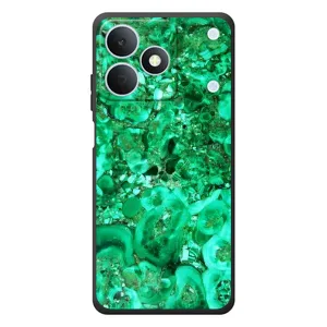 Мраморный чехол на RealMe Note 80 (VPrint) (Салатный Мрамор)