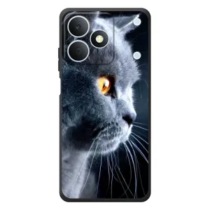 Чохли з Котиками для RealMe Note 80 (VPrint) (Сірий Кіт)