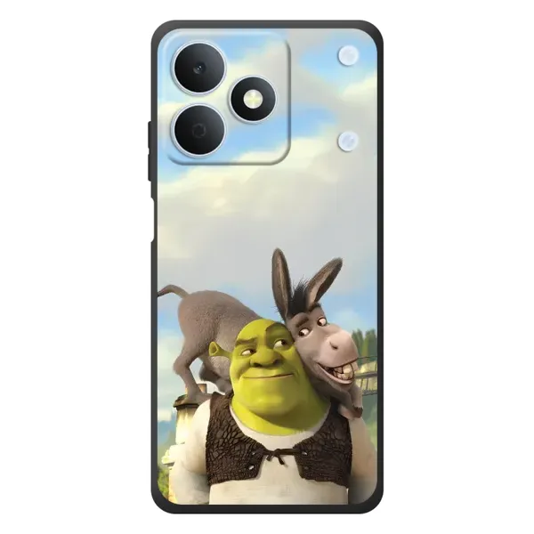 Чехол с принтом «Шрек и Осел» для Realme Note 80
