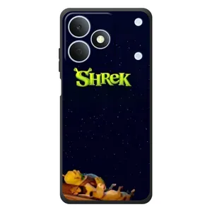 Чехол с мультфильмом Шрек на RealMe Note 80 (Отдыхающий Шрек)