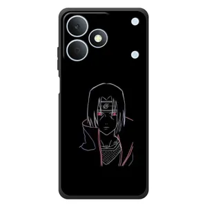 Чехлы на тему: Итачи Учиха для RealMe Note 80 (AlphaPrint) (силуэт Итачи)