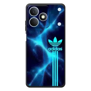 Чохли Адидас для RealMe Note 80 (AlphaPrint) (Синій Адідас)