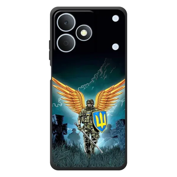 Чехол с принтом «Солдат ЗСУ» для Realme Note 80