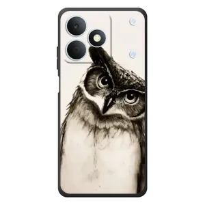 Чехол с птицами на RealMe Note 80 (VPrint) (Сова)