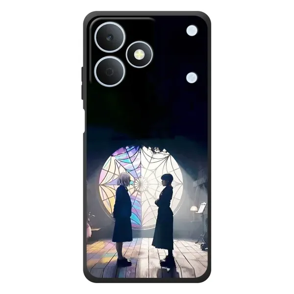 Чохол з принтом «Венздей та Інід» для Realme Note 80