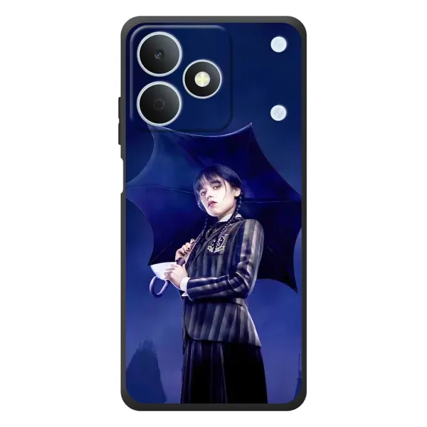 Чохол з принтом «Венздей з парасолькою» для Realme Note 80