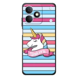 Чехол для Реалми Ноут 80 - (Единорожки - Новинки) (AlphaPrint) (Unicorn)