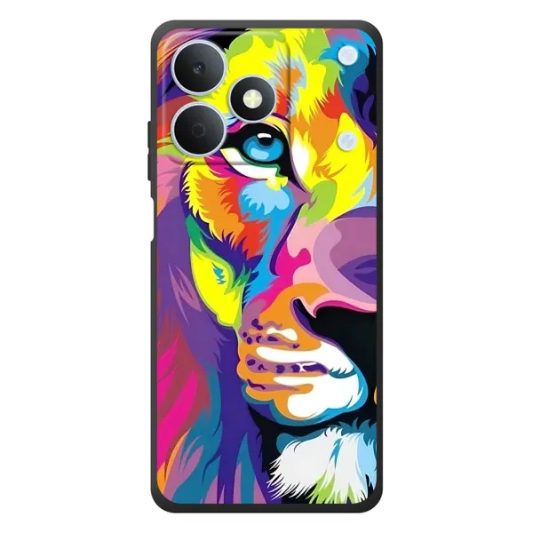 Чохол з принтом «Яскравий Лев» для Realme Note 80