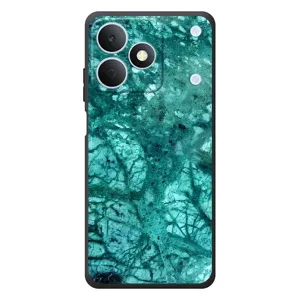 Мраморный чехол на RealMe Note 80 (VPrint) (Зеленый мрамор)