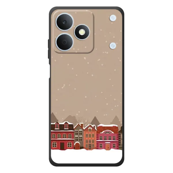 Чехол с принтом «Зимний город» для Realme Note 80