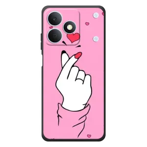Чохол з принтом для RealMe Note 80 (AlphaPrint - Знак сердечка)
