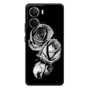 Чохол з принтом «Чорна троянда» для RealMe P3