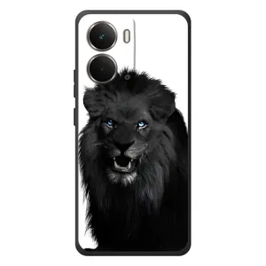 Чохли з картинкою животних RealMe P3 (Чорний ЛЕВ)