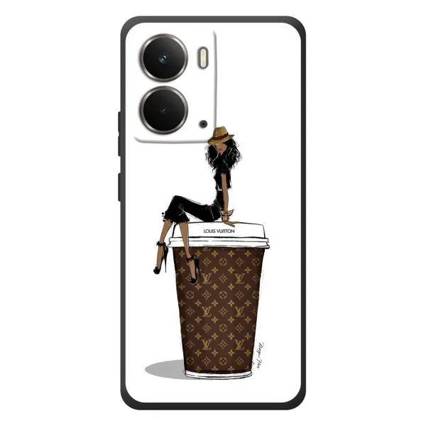 Чехол с принтом «кофе LOUIS VUITTON» для RealMe P3