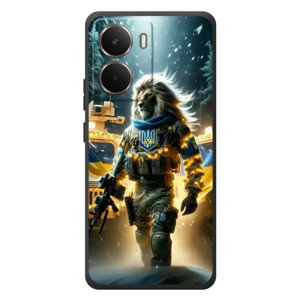 Чехол с принтом «ЛЕВ ЗСУ» для RealMe P3 Чехол с принтом «ЛЕВ ЗСУ» для RealMe P3