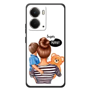 Чохол з друком для RealMe P3 - (Мама з дитинкою) (AlphaPrint) (Мама з синочком)