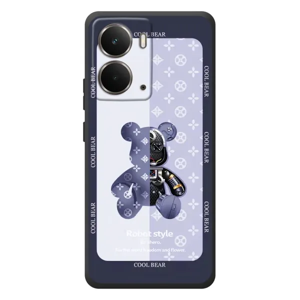 Чохол з принтом «Медведик LV» для RealMe P3 Чохол з принтом «Медведик LV» для RealMe P3
