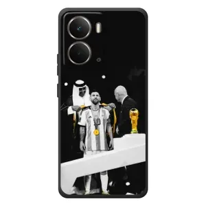 Чохли для RealMe P3 (Leo чемпіон) (AlphaPrint) (Мессі коронований)