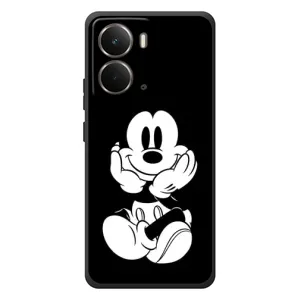Міккі Маус чохол для RealMe P3 (AlphaPrint - Мультяшні) (Маус на чорному)