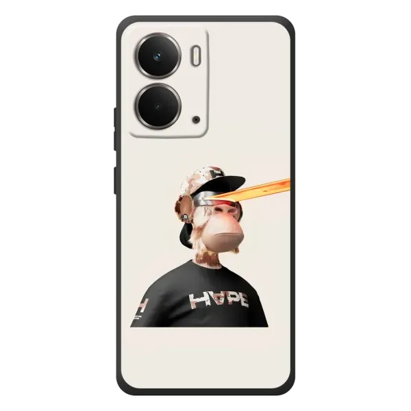 Чехол с принтом «обезьяна NFT в очках» для RealMe P3