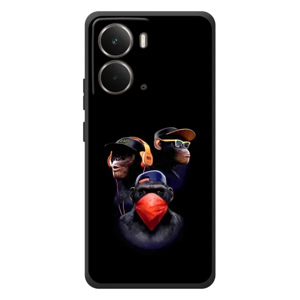 Чехол с принтом «Три обезьяны» для RealMe P3