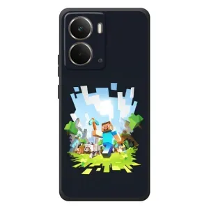 Чохол Майнкрафт на RealMe P3 (AlphaPrint) Minecraft (персонажі Minecraft)