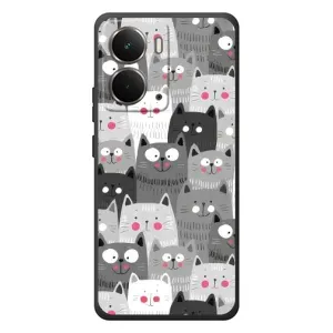 Чехлы с Котиками для RealMe P3 (VPrint) (Рисованные котики)