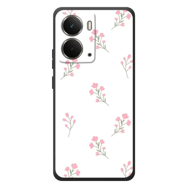 Чехол с принтом «Розовые цветы» для RealMe P3