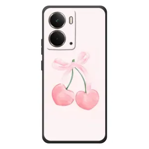 Чохол з розовим принтом для RealMe P3 (Рожеві вишні)