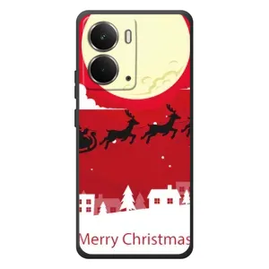 Різдвяні Чохли для RealMe P3 (VPrint) (Санта з оленями)