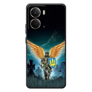 Чехлы с картинкой ЗСУ для RealMe P3 (AlphaPrint) (Солдат ЗСУ)