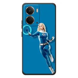 Чехол с принтом Фантастическая четверка для RealMe P3 (Сью Сторм полет)