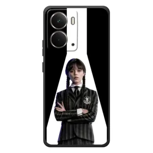 Чехлы Венсдей на RealMe P3 Уэнсдей (AlphaPrint) (W-Wednesday)