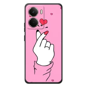 Чохол з принтом для RealMe P3 (AlphaPrint - Знак сердечка)